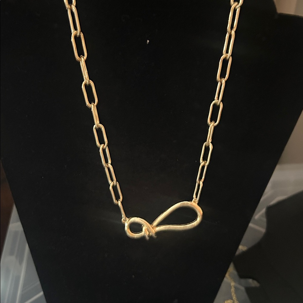 Gold Chain Link Necklaces. Silver one gone .